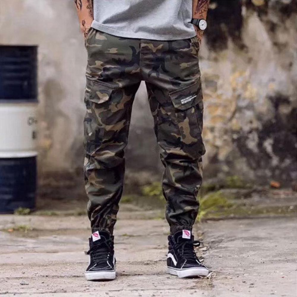 Farkut Miesten Amerikkalaiset Camouflage Jogger Housut