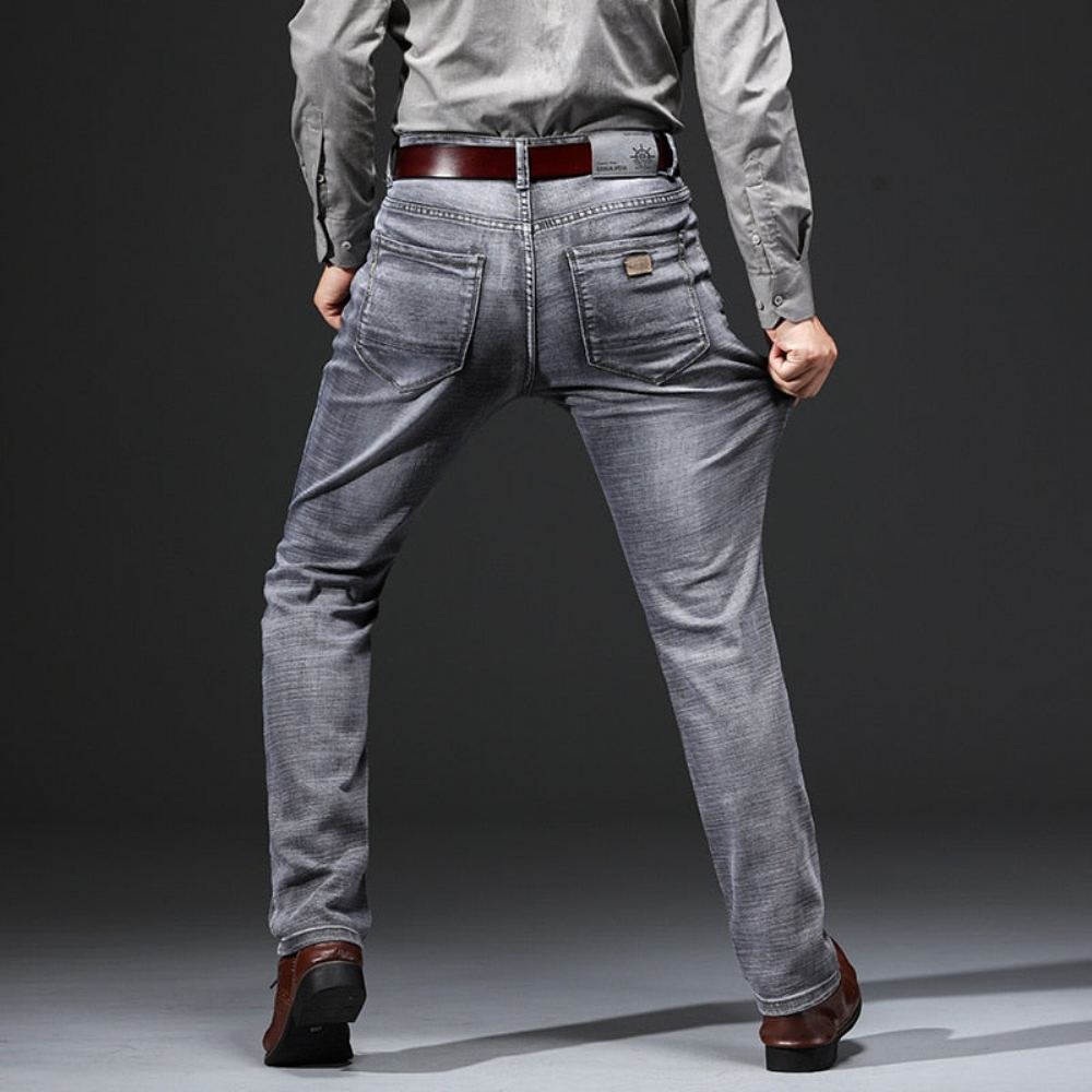 Klassiset Retro Nostalgia Straight Denim Farkut