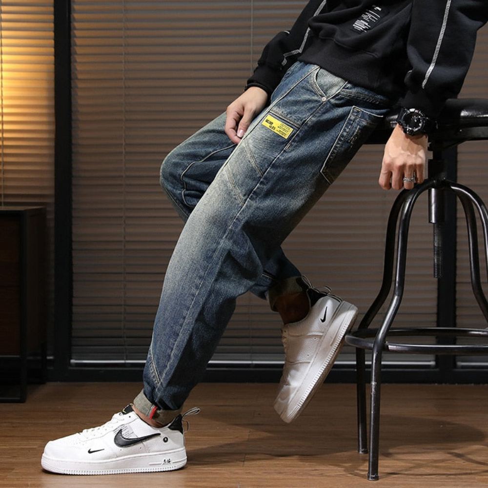 Löysät Streetwear Casual Farkut