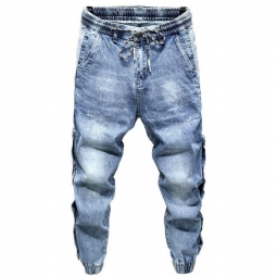 Sivuniitit Stretch Jogger Farkut