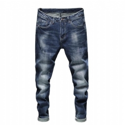 Slim Fit Stretch Hip Hop Tyyliset Farkut