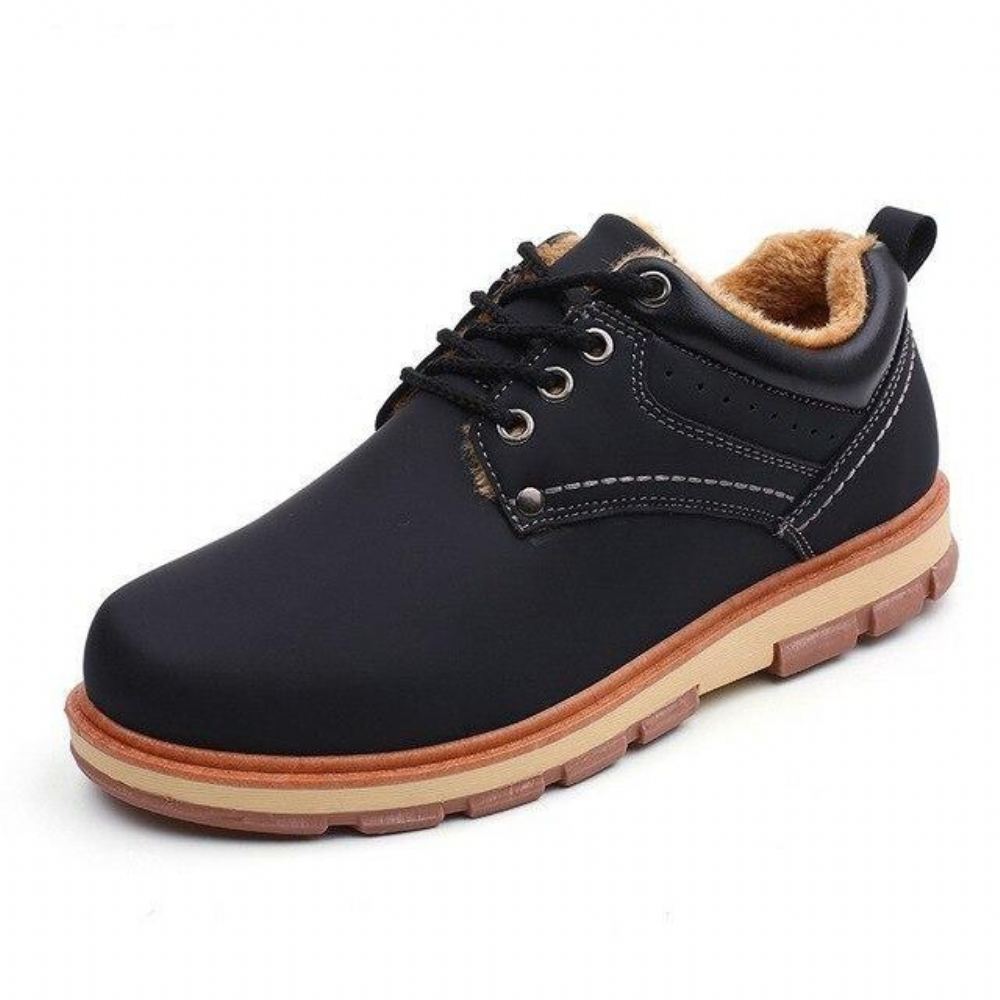 Miesten Vapaa-ajan Kengät Nahkaiset Flat Oxfords Kengät