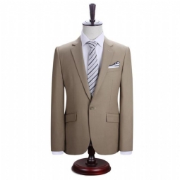 Puvut Miesten New York Slim Fit One Button Puku (bleiseri + Housut)