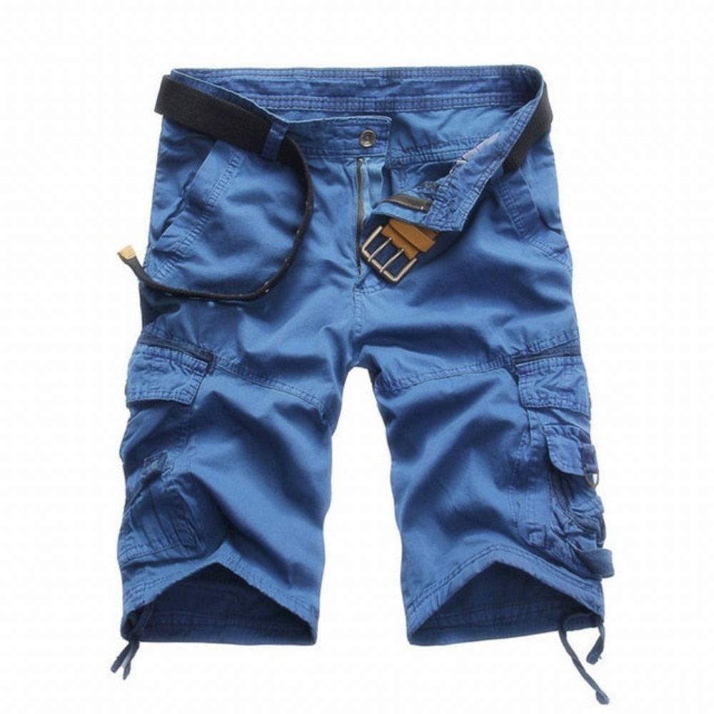Miesten Mukavat Camo Cargo Shortsit