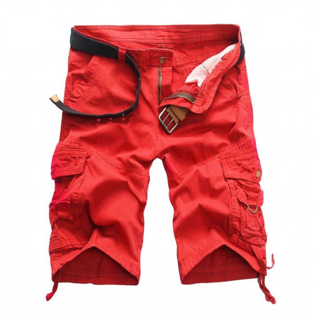 Miesten Mukavat Camo Cargo Shortsit