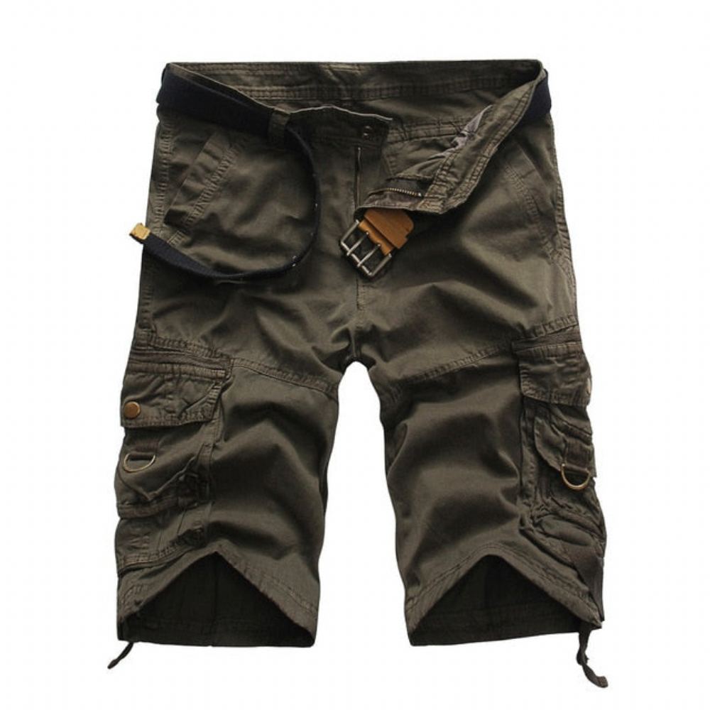 Miesten Mukavat Camo Cargo Shortsit