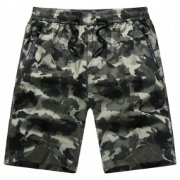 Miesten Shortsit Fitness Mukava Camo Running Jogging Short