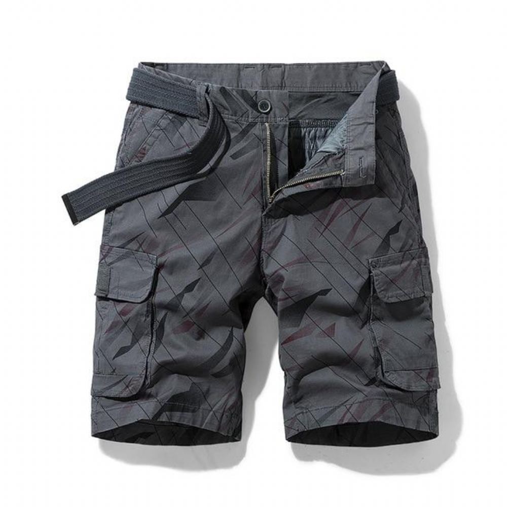 Miesten Shortsit Muoti Cargo Tactical Loose Short