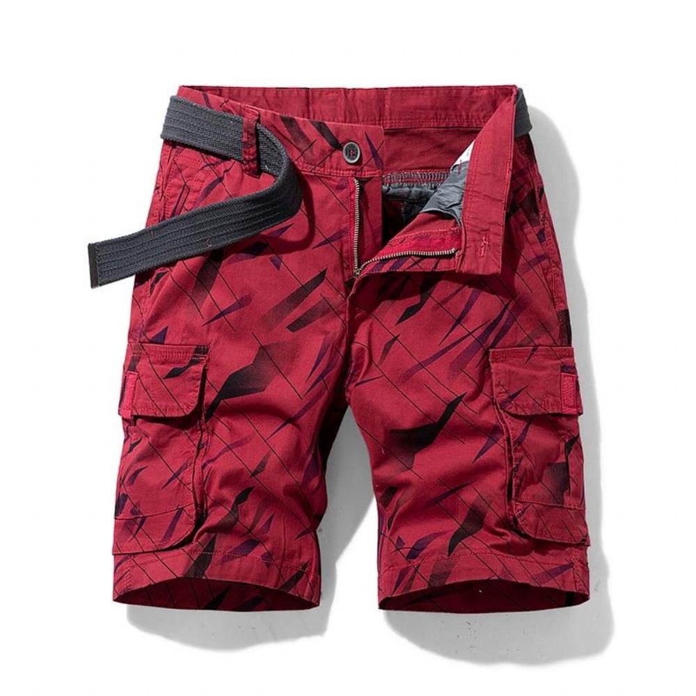 Miesten Shortsit Muoti Cargo Tactical Loose Short