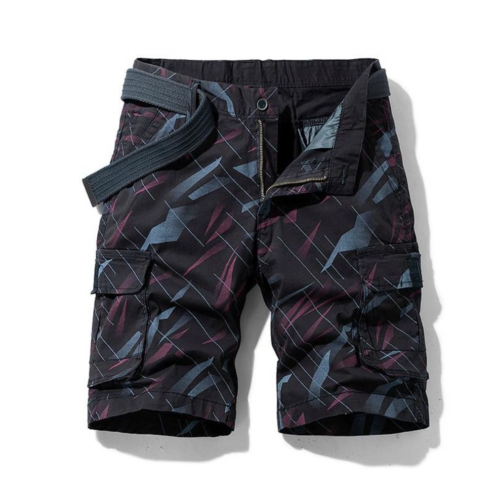 Miesten Shortsit Muoti Cargo Tactical Loose Short