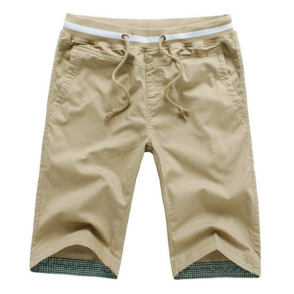 Puuvillaiset Polvipituiset Shortsit
