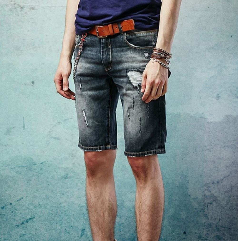 Rento Housut Shortsit Miesten Farkut Lyhyet