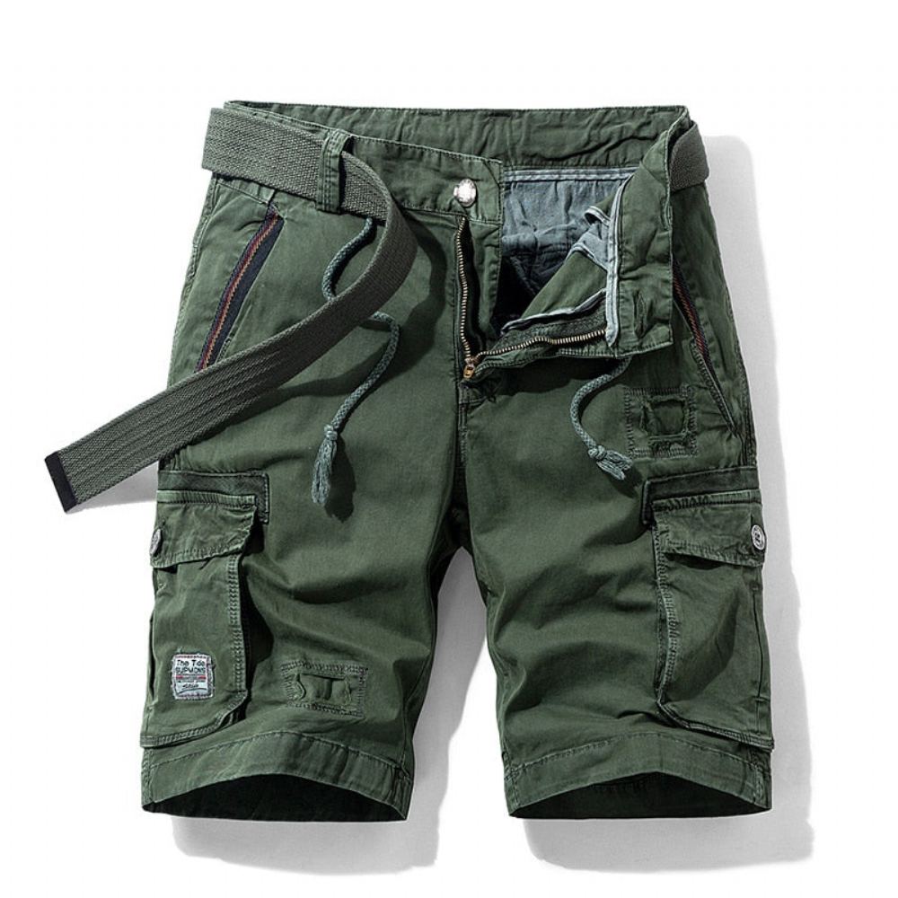 Shortsit Miesten Casual Cargo Multi-pocket Military Short Shortsi