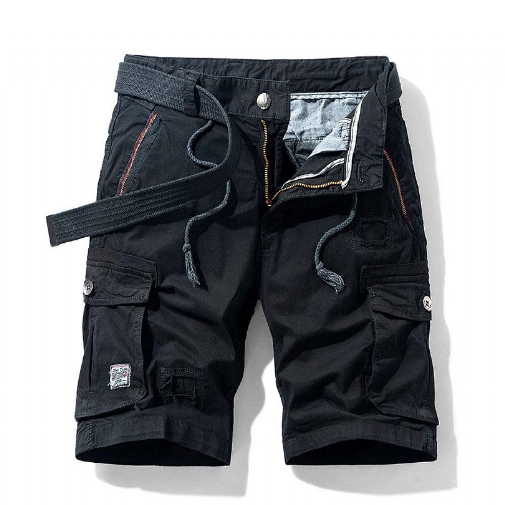 Shortsit Miesten Casual Cargo Multi-pocket Military Short Shortsi